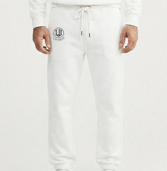 LayerUp White Fleece Trouser
