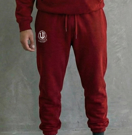 LayerUp Mehroon Fleece Trouser