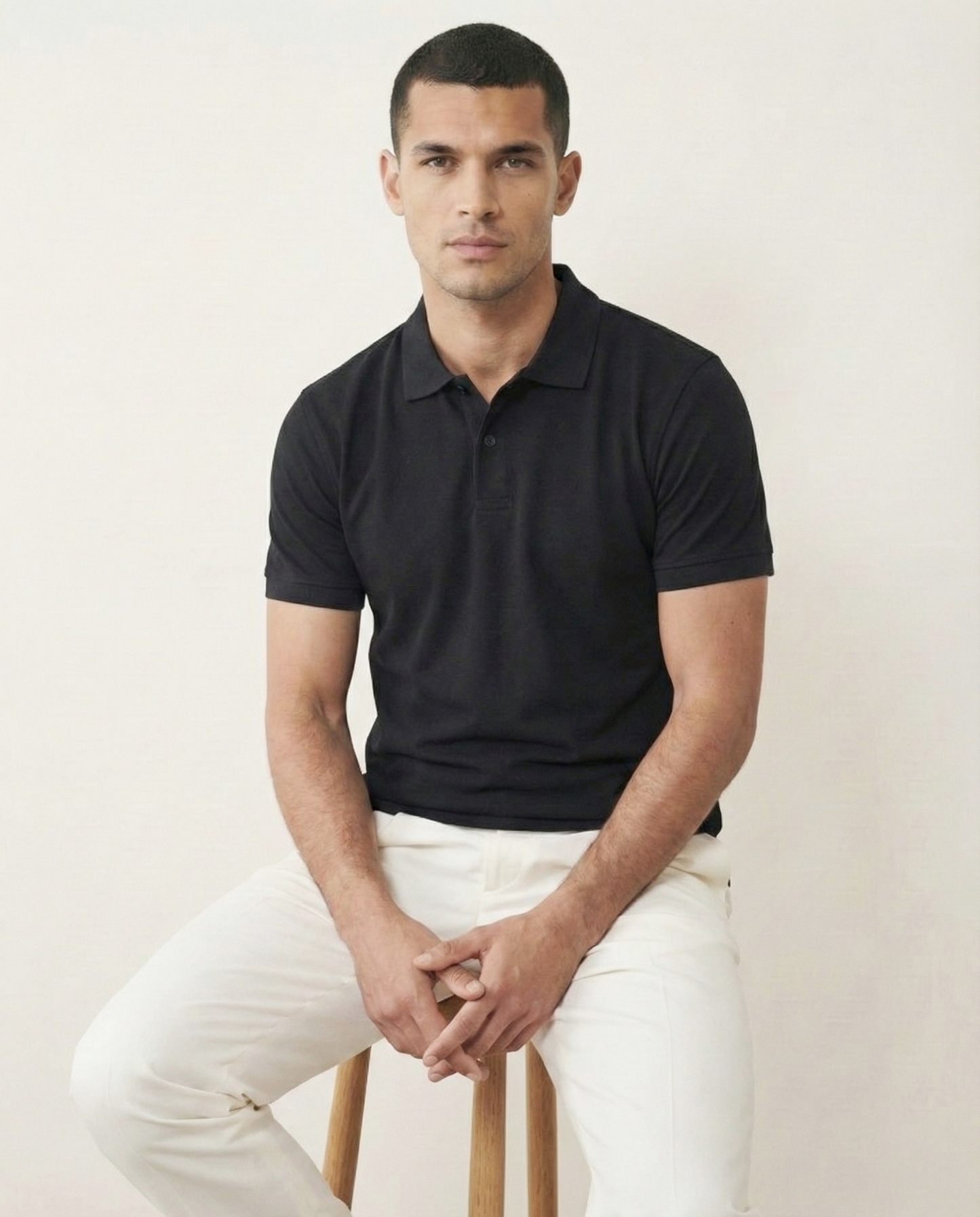 LayerUp Black Polo Shirt